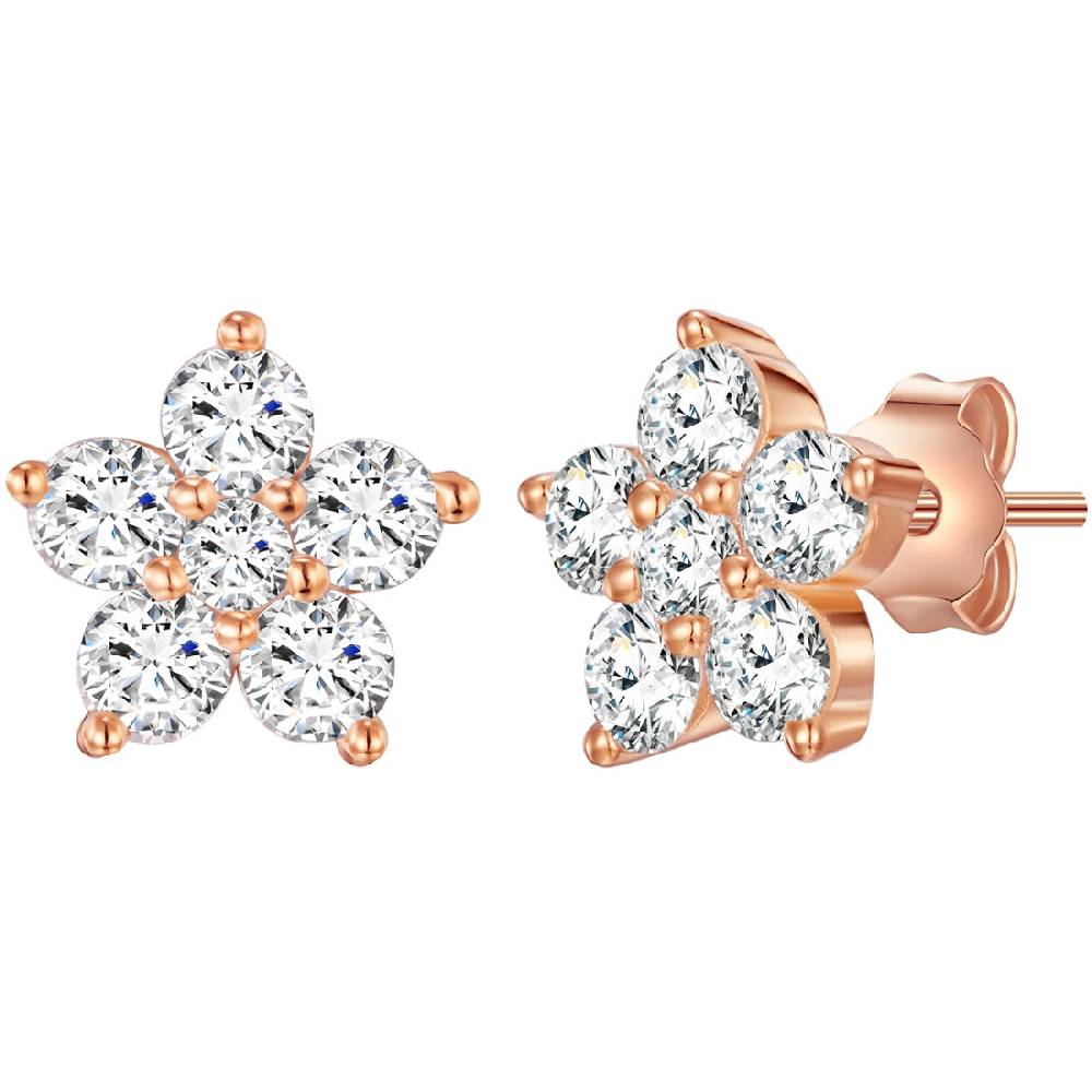 Rafaela Donata Ohrstecker Sterling Silber roségold Zirkonia weiß Rafaela Donata Ohrstecker Sterling Silber roségold Zirkonia weiß