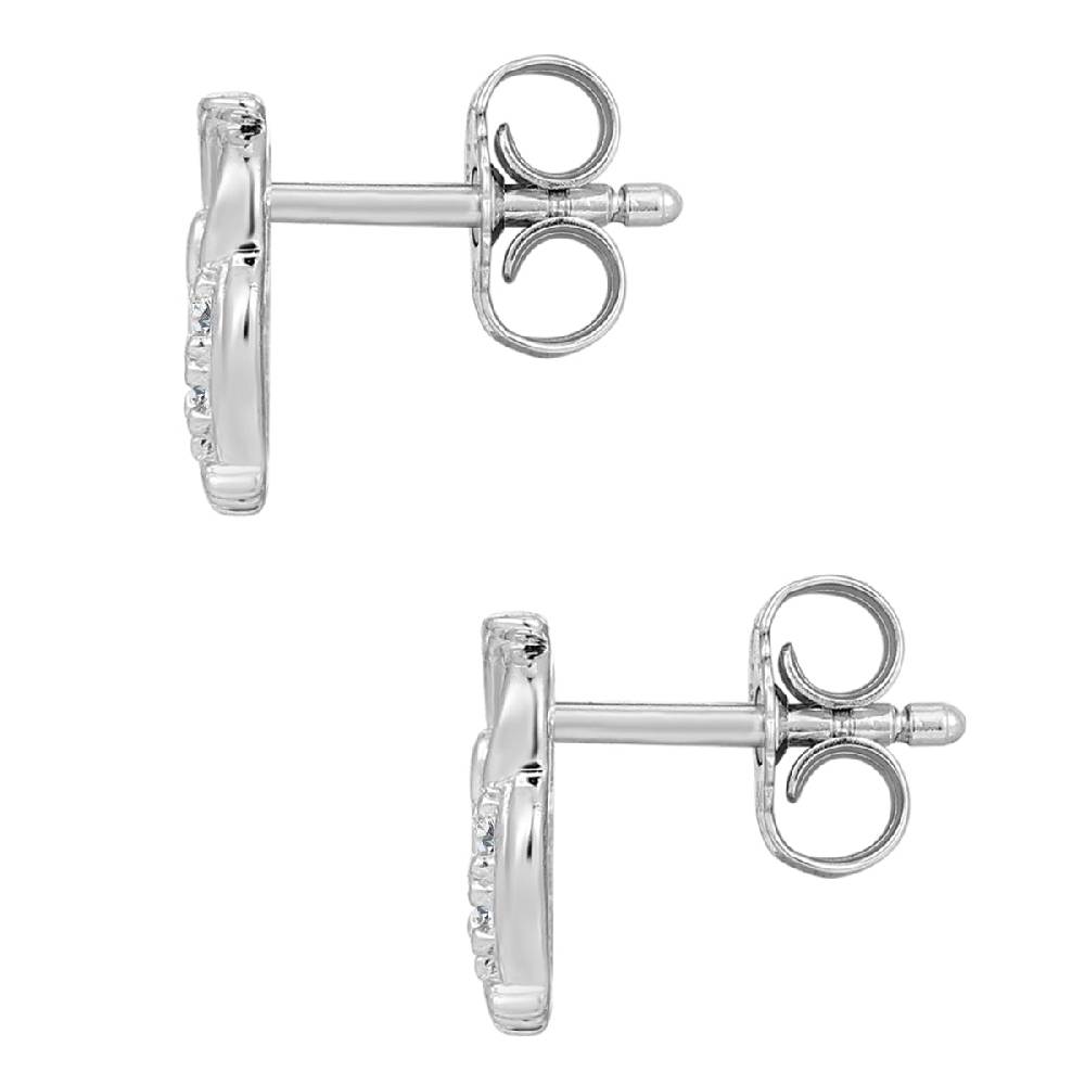 Rafaela Donata Ohrstecker Sterling Silber Zirkonia Weiß