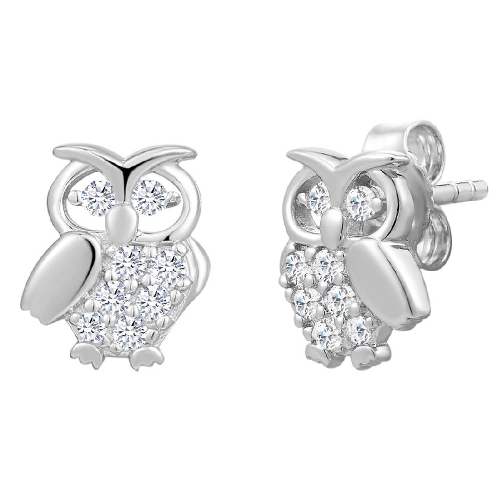 Rafaela Donata Ohrstecker Sterling Silber Zirkonia weiß