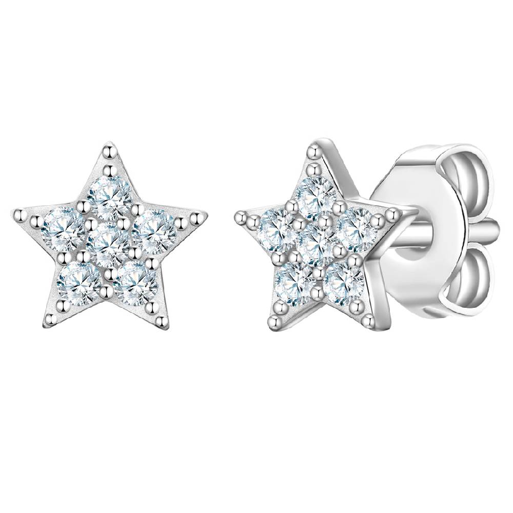 Rafaela Donata Ohrstecker Sterling Silber Zirkonia weiß