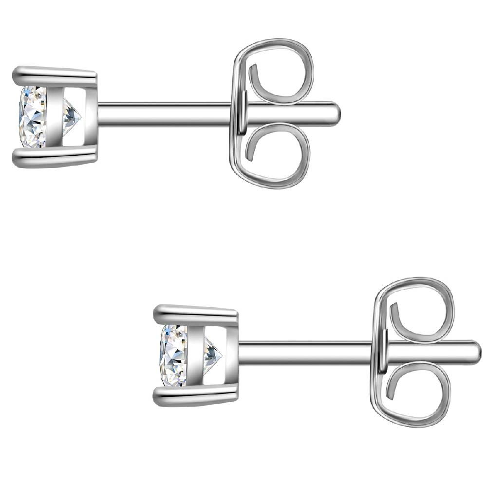 Rafaela Donata Ohrstecker Sterling Silber Zirkonia Weiß