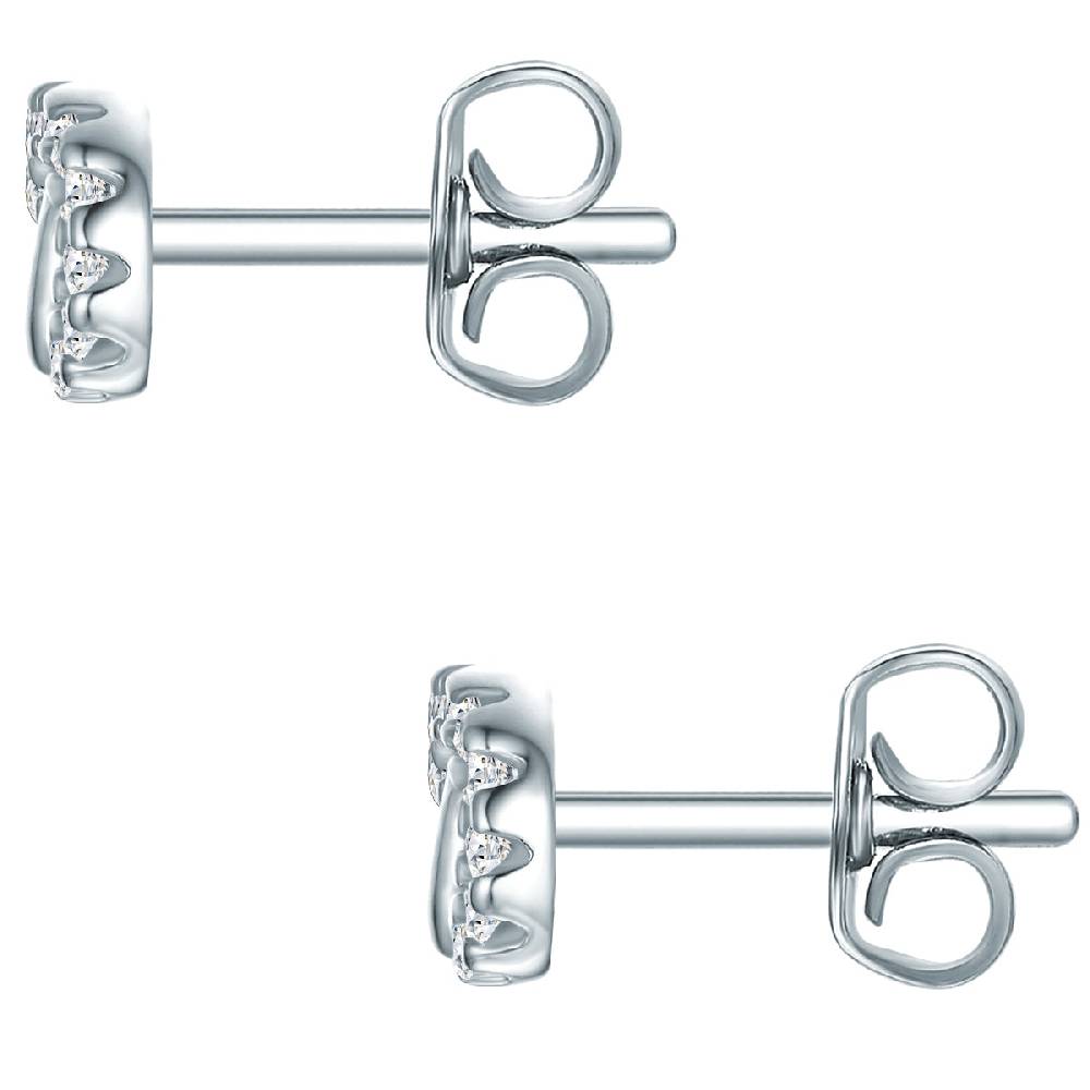 Rafaela Donata Ohrstecker Sterling Silber Zirkonia Weiß