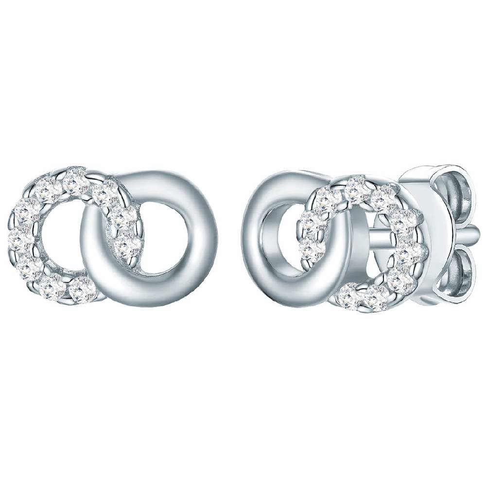 Rafaela Donata Ohrstecker Sterling Silber Zirkonia weiß