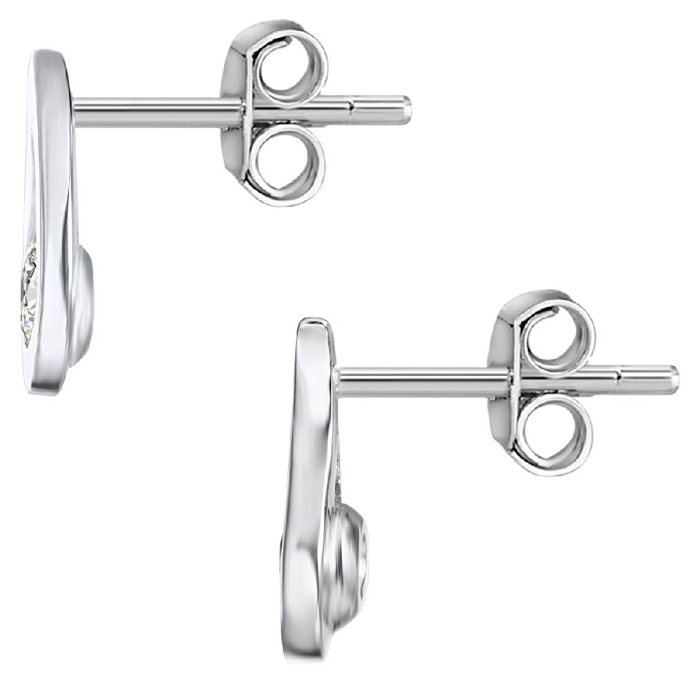 Rafaela Donata Ohrstecker Sterling Silber Zirkonia Weiß