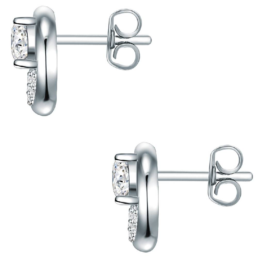 Rafaela Donata Ohrstecker Sterling Silber Zirkonia Weiß