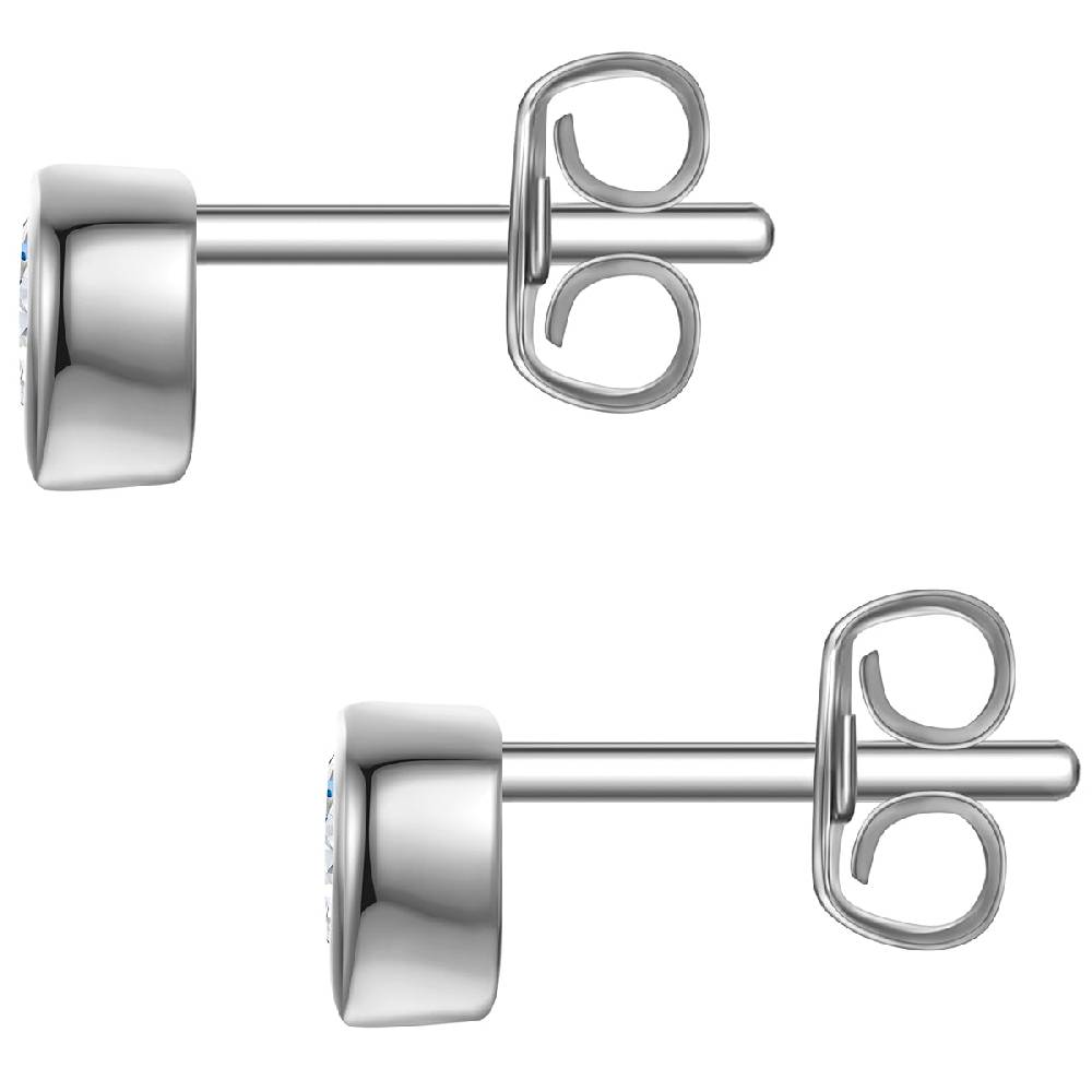 Rafaela Donata Ohrstecker Sterling Silber Zirkonia Weiß