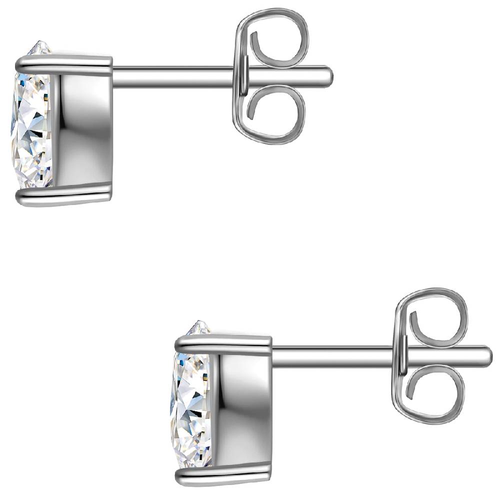 Rafaela Donata Ohrstecker Sterling Silber Zirkonia Weiß