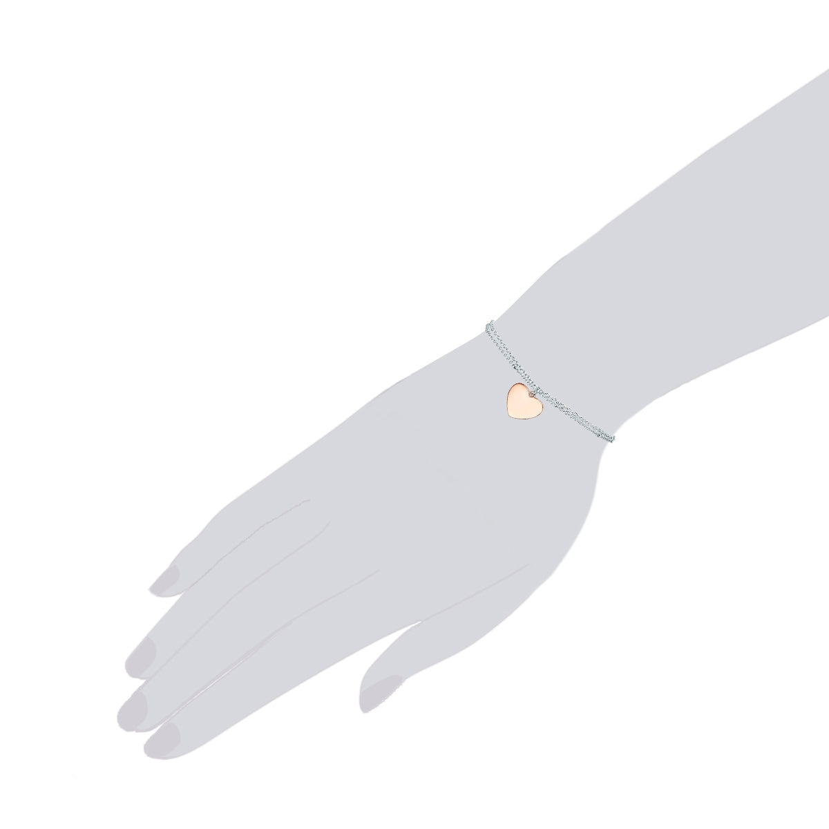 Rafaela Donata Armband Sterling Silber Bi-Color