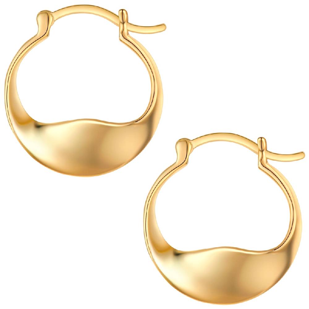 Rafaela Donata Creolen Sterling Silber Gelbgold