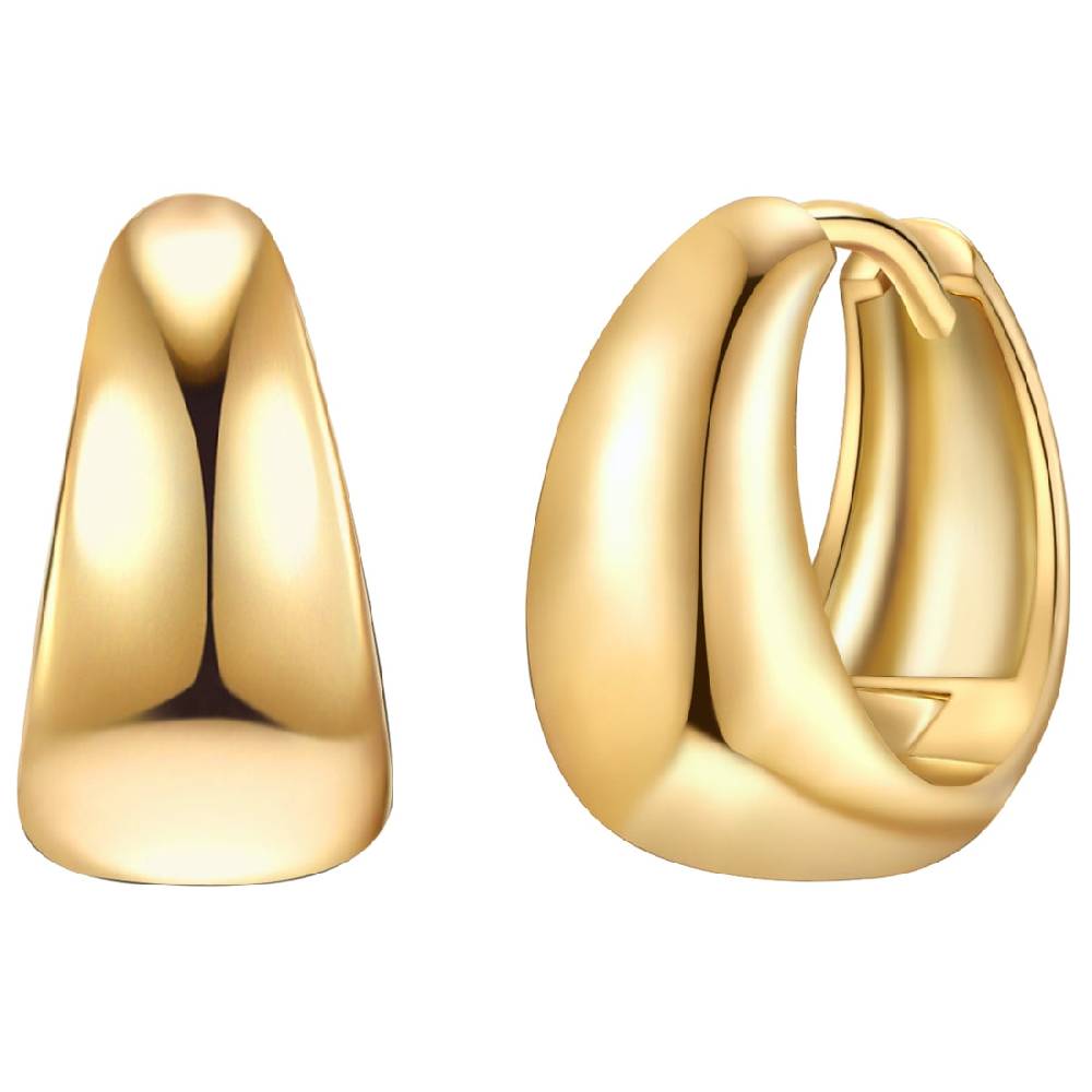 Rafaela Donata Creolen Sterling Silber gelbgold