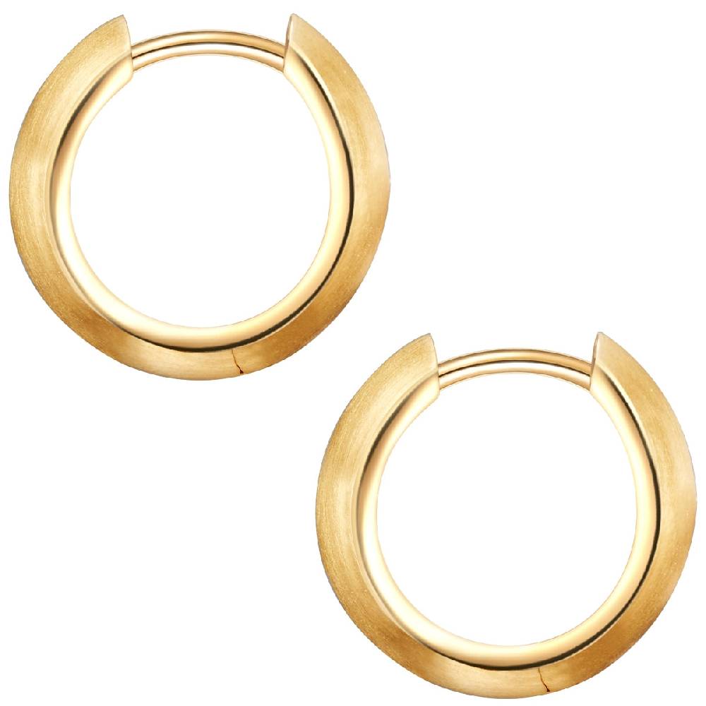 Rafaela Donata Creolen Sterling Silber Gelbgold