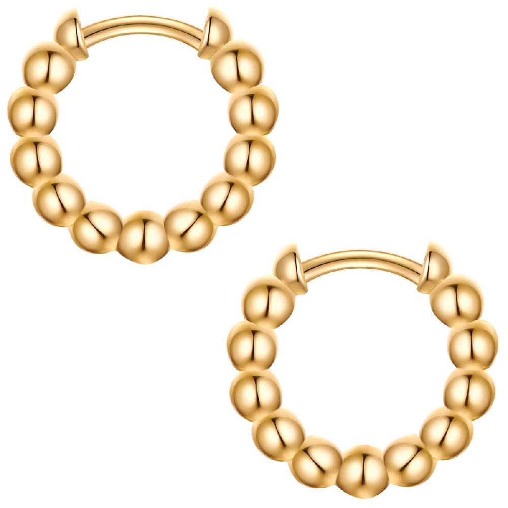 Rafaela Donata Creolen Sterling Silber Gelbgold