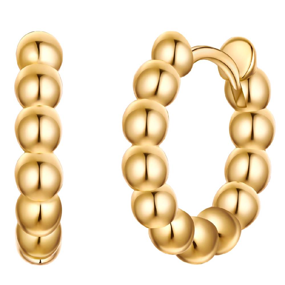 Rafaela Donata Creolen Sterling Silber gelbgold