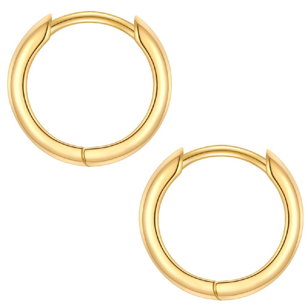 Rafaela Donata Creolen Sterling Silber Gelbgold