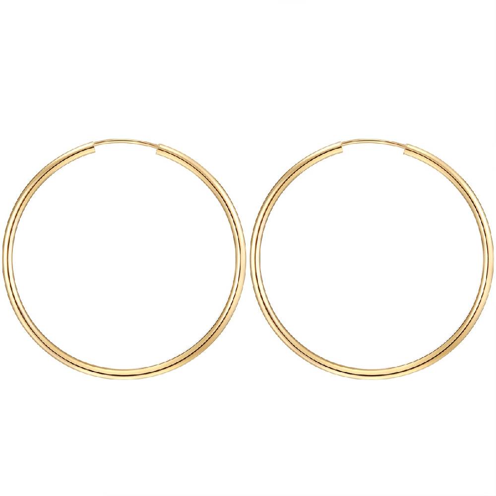 Rafaela Donata Creolen Sterling Silber Gelbgold