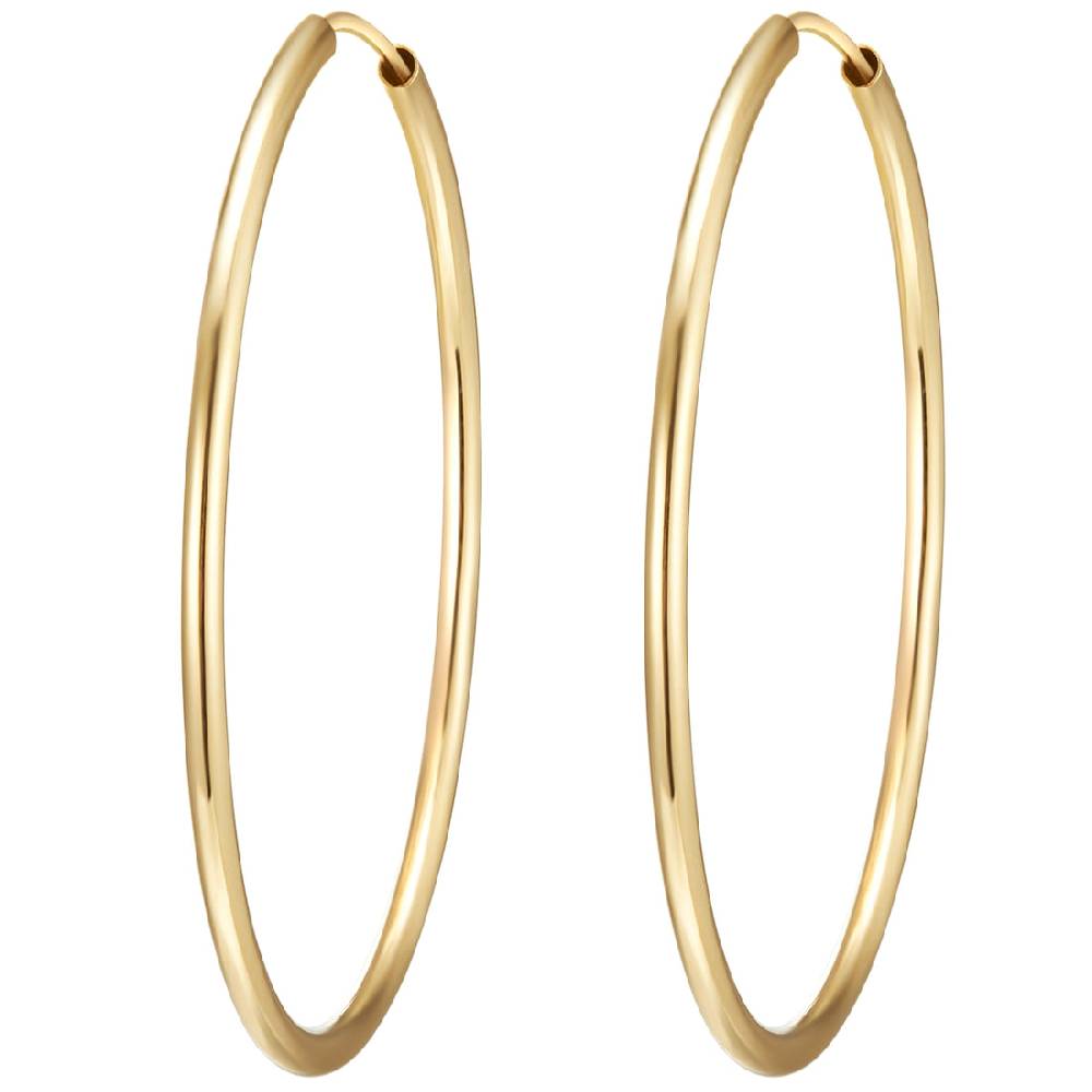 Rafaela Donata Creolen Sterling Silber gelbgold