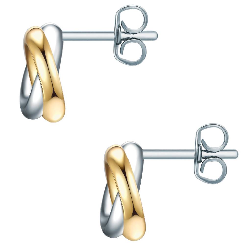 Rafaela Donata Ohrstecker Sterling Silber Bi-Color