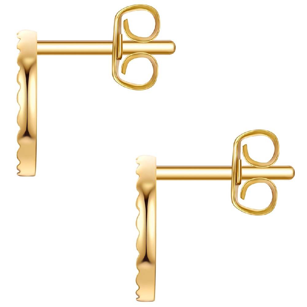 Rafaela Donata Ohrstecker Sterling Silber Gelbgold