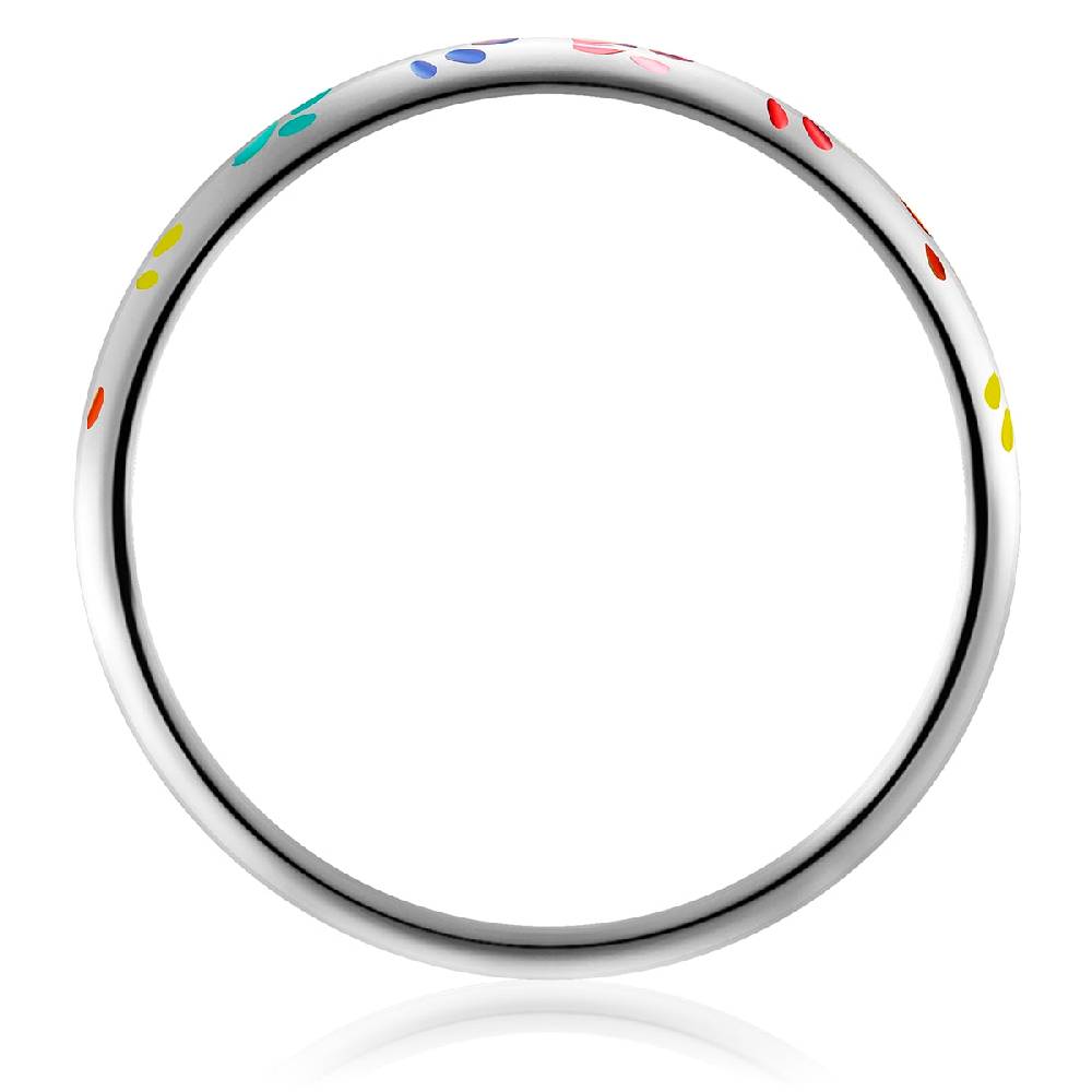 Rafaela Donata Ring Sterling Silber Emaille Multicolor