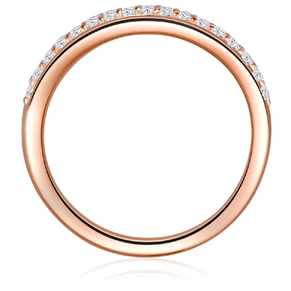 Rafaela Donata Ring Sterling Silber Roségold Zirkonia Weiß