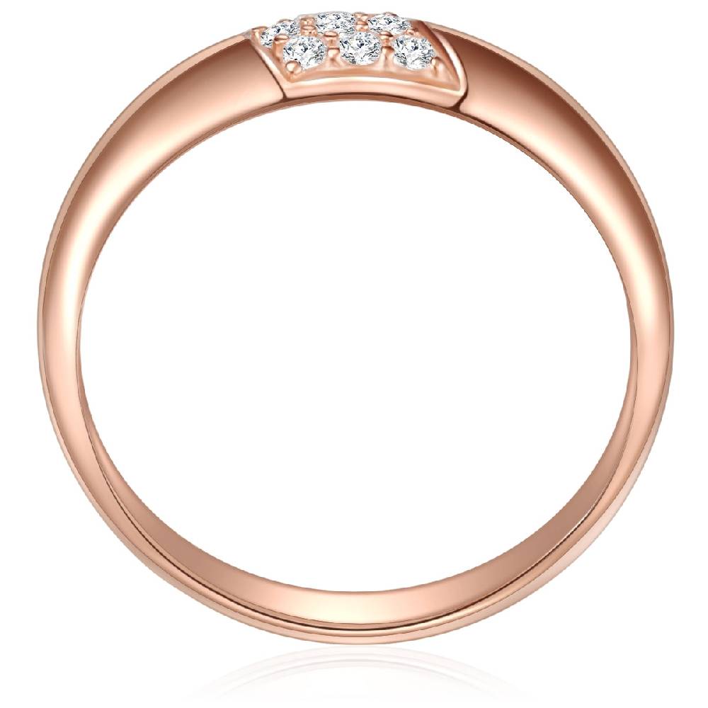 Rafaela Donata Ring Sterling Silber Roségold Zirkonia Weiß