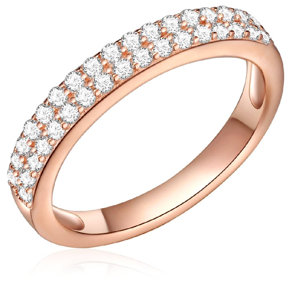 Rafaela Donata Ring Sterling Silber roségold Zirkonia weiß
