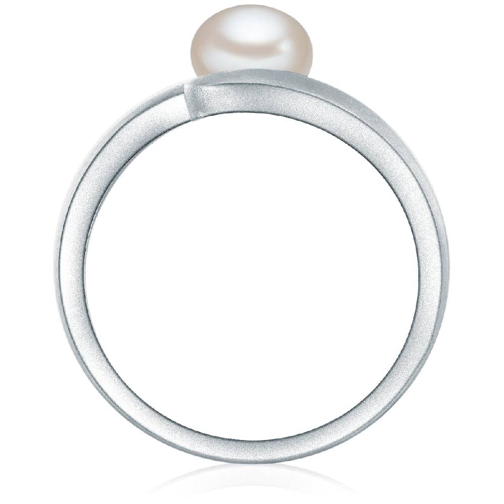 Rafaela Donata Ring Sterling Silber Süßwasser-Zuchtperle Weiß