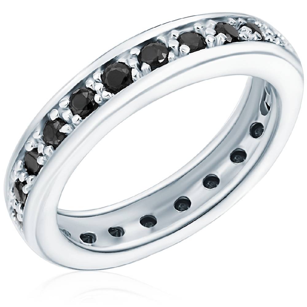 Rafaela Donata Ring Sterling Silber Zirkonia schwarz