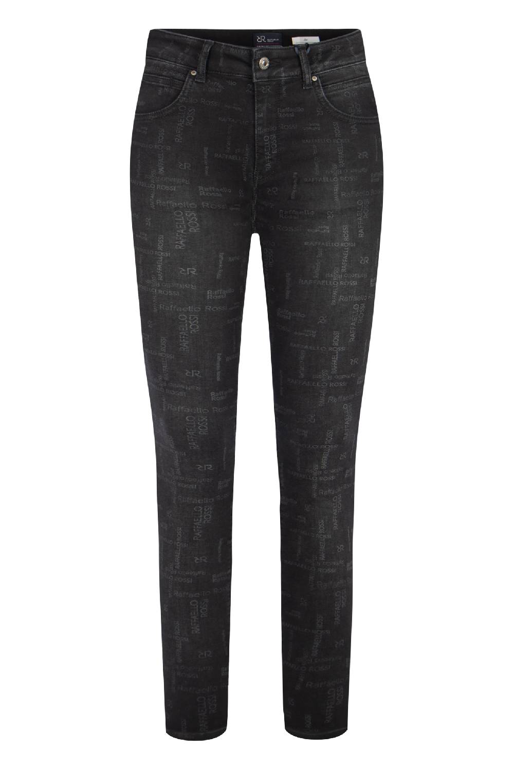 Raffaello Rossi 5-Pocket Skinny Lang Mid Waist Gemustert: AMAL L