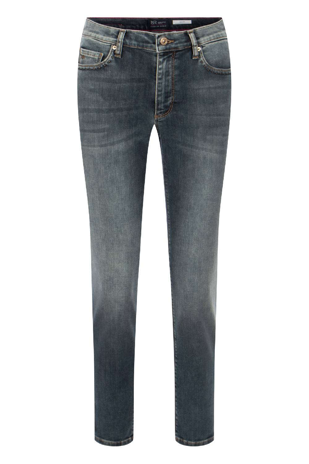 Raffaello Rossi 5-Pocket Slim Lang Low Waist Grau: SUZY