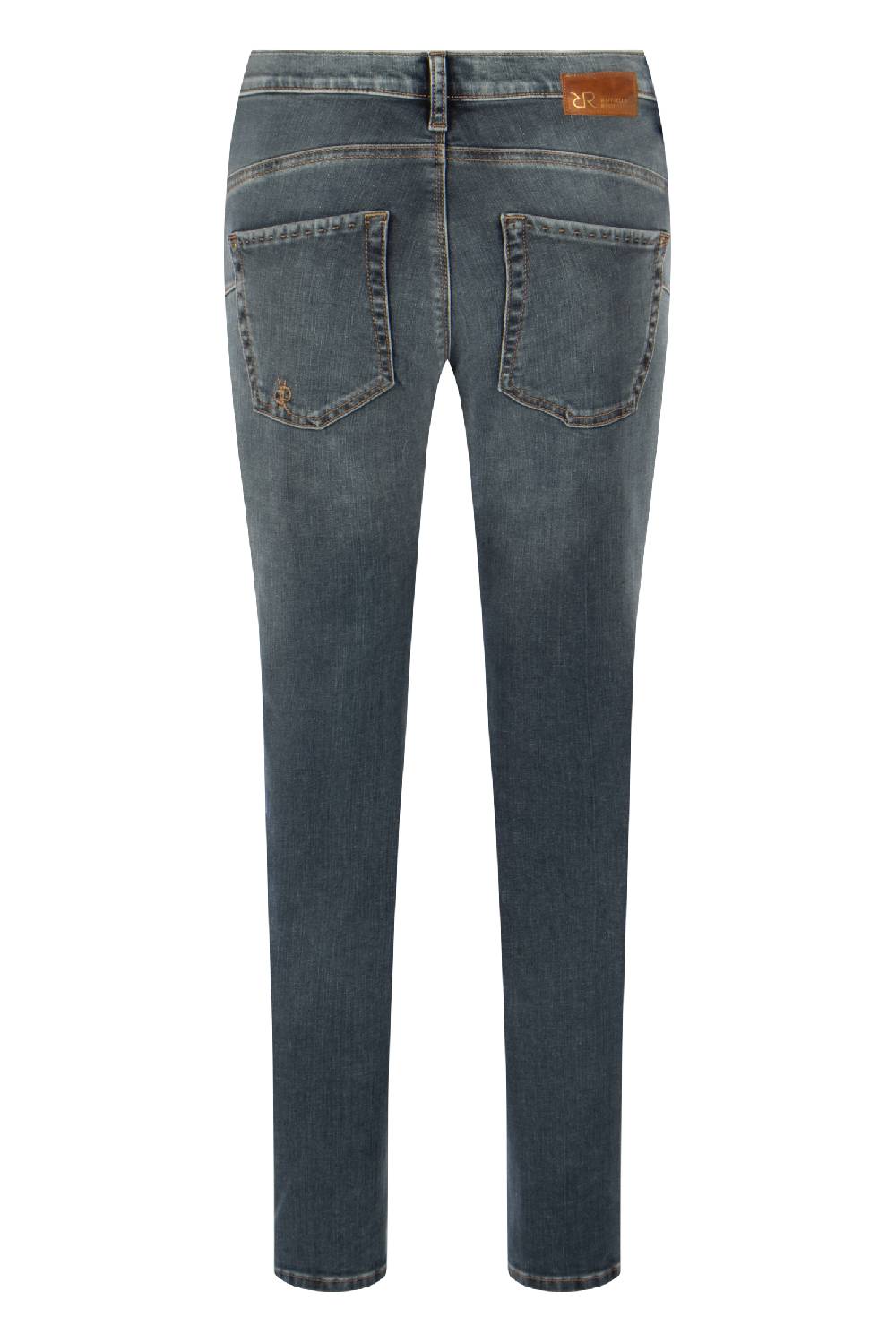 Raffaello Rossi 5-Pocket Slim Lang Low Waist Grau: SUZY