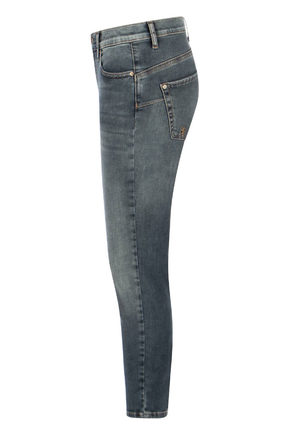 Raffaello Rossi 5-Pocket Slim Lang Low Waist Grau: SUZY