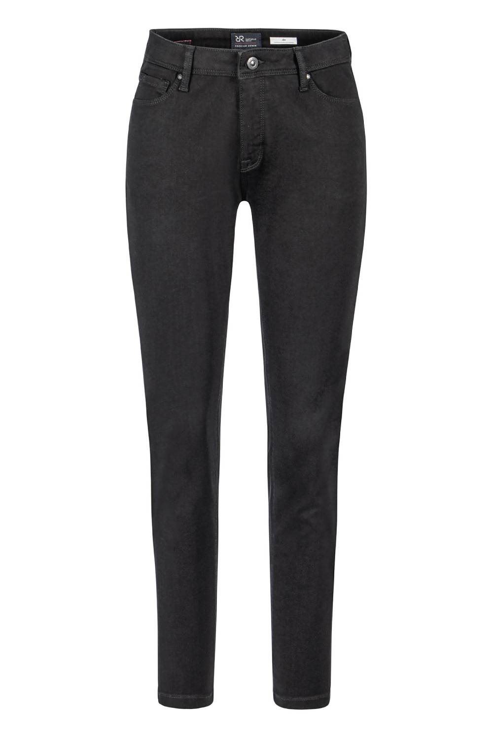 Raffaello Rossi 5-Pocket Slim lang Mid Waist schwarz: VIC