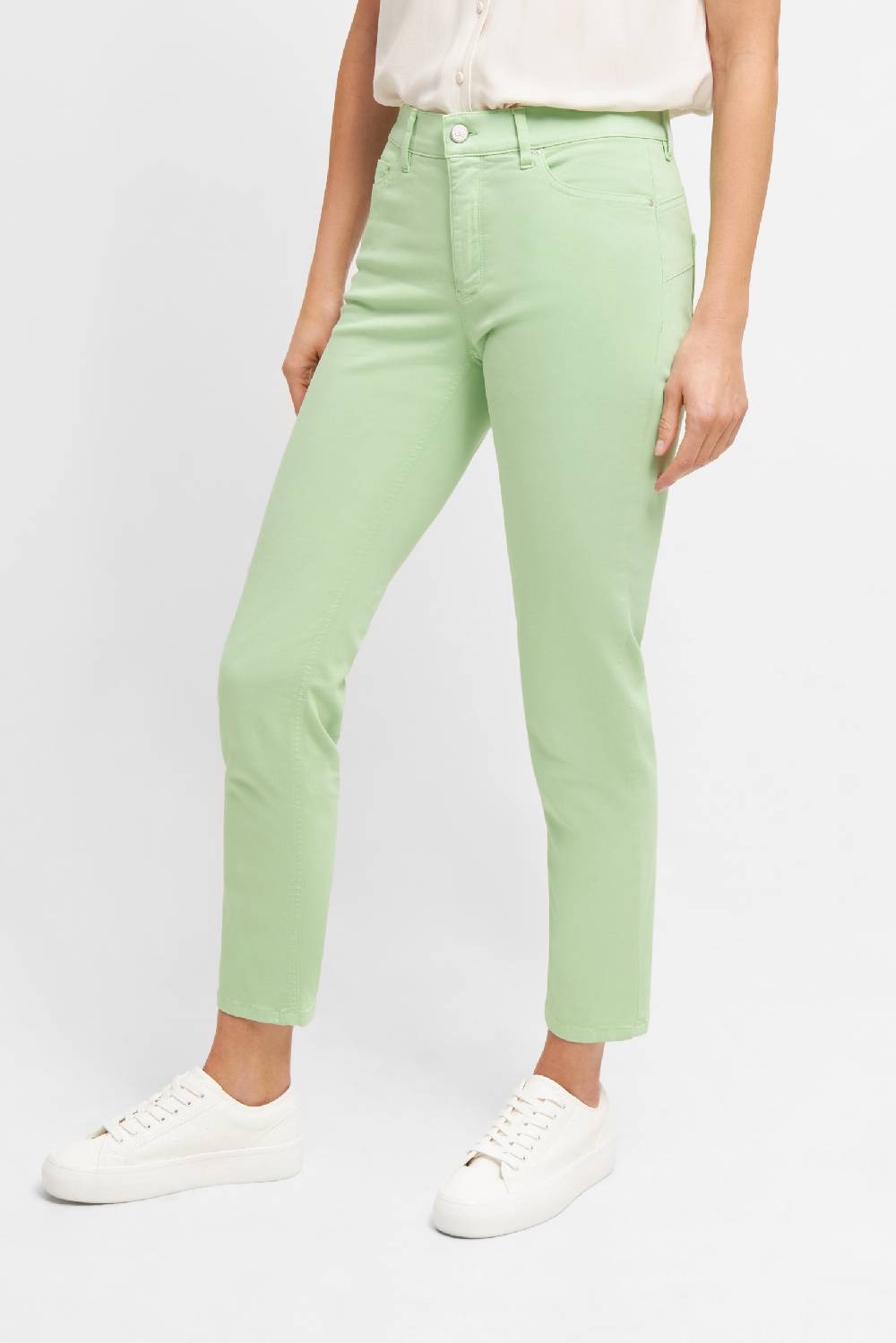 Raffaello Rossi 5-Pocket Slim verkürzt -7/8 Low Waist grün: SUZY