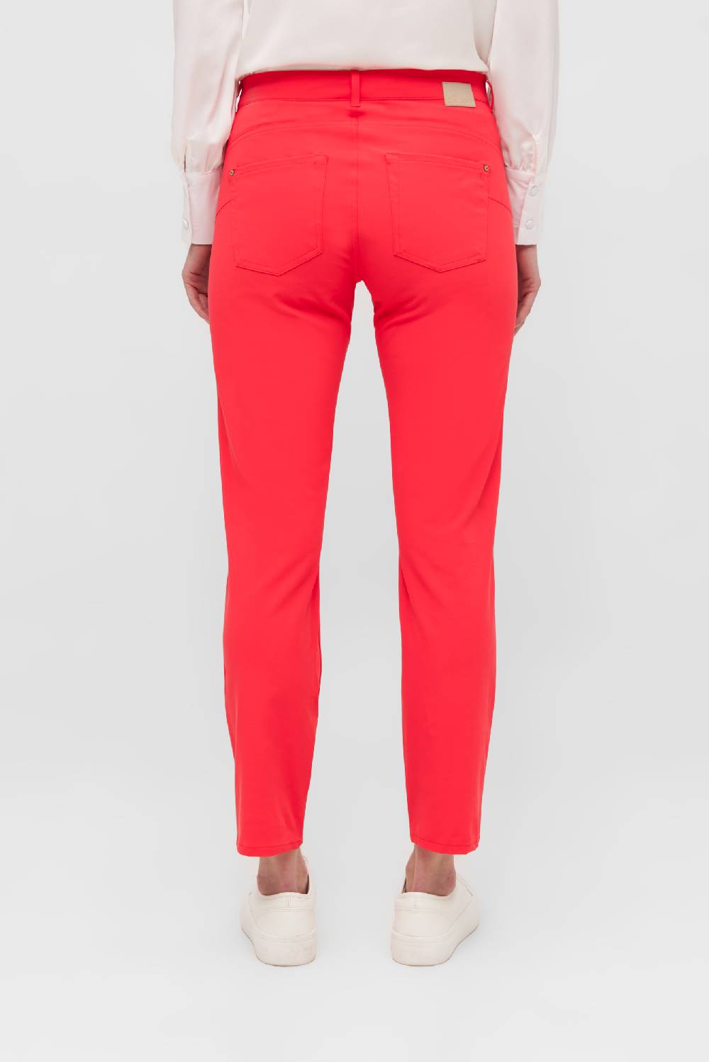 Raffaello Rossi 5-Pocket Slim Verkürzt -7/8 Low Waist Rot: SUZY