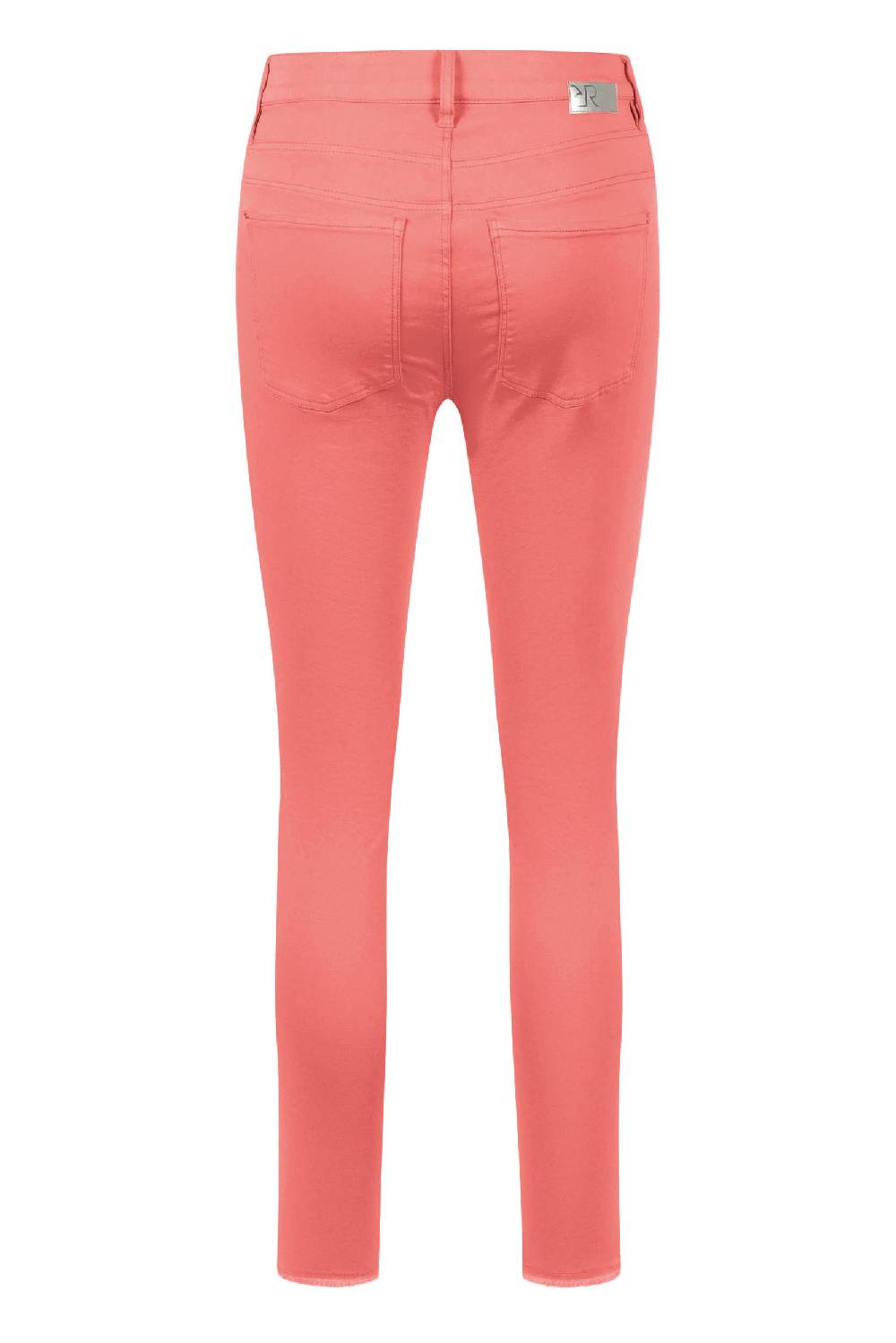 Raffaello Rossi 5-Pocket Slim Verkürzt -7/8 Mid Waist Rot: AMAL 7/8