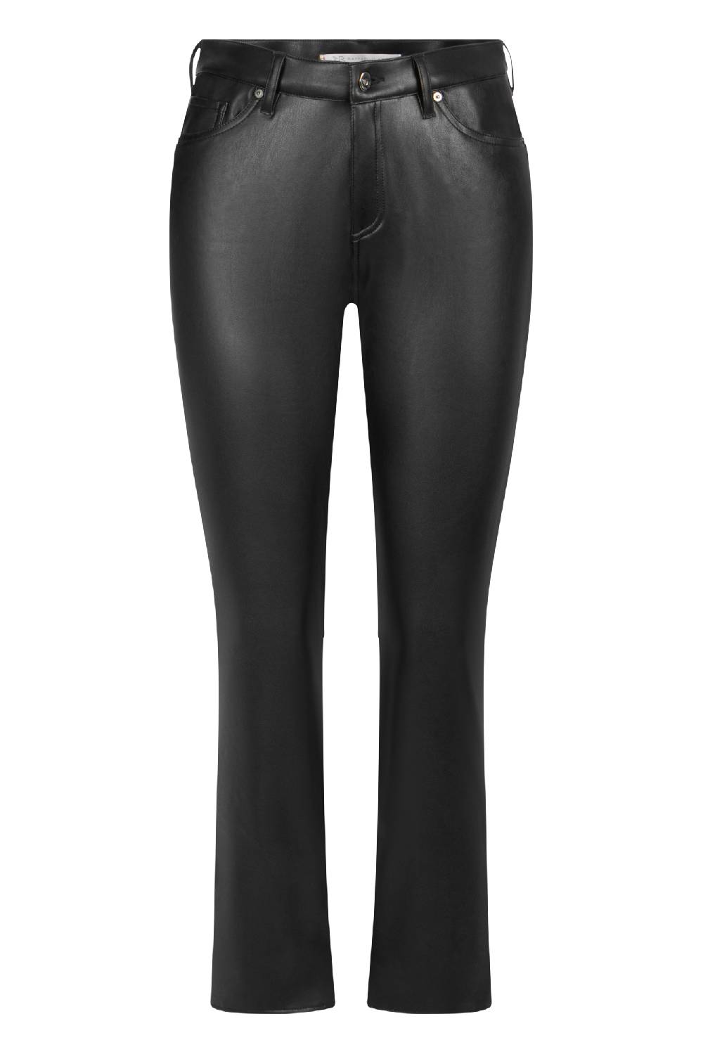 Raffaello Rossi 5-Pocket Slim Verkürzt -7/8 Mid Waist Schwarz: KASIA 7/8