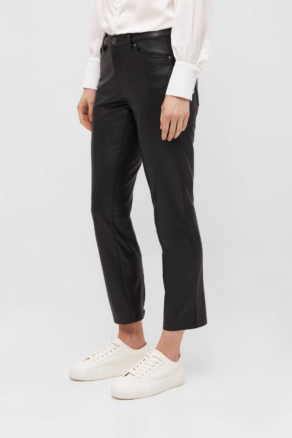 Raffaello Rossi 5-Pocket Slim verkürzt -7/8 Mid Waist schwarz: KASIA 7/8