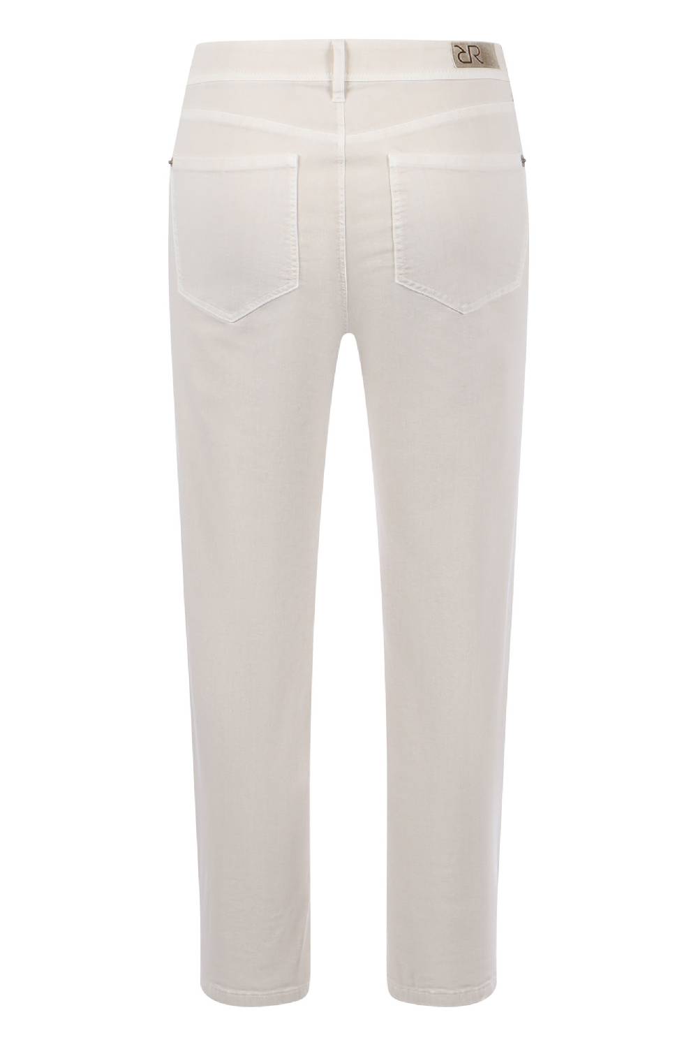 Raffaello Rossi 5-Pocket Straight Verkürzt -6/8 Mid Waist Beige: LEYLE 6/8