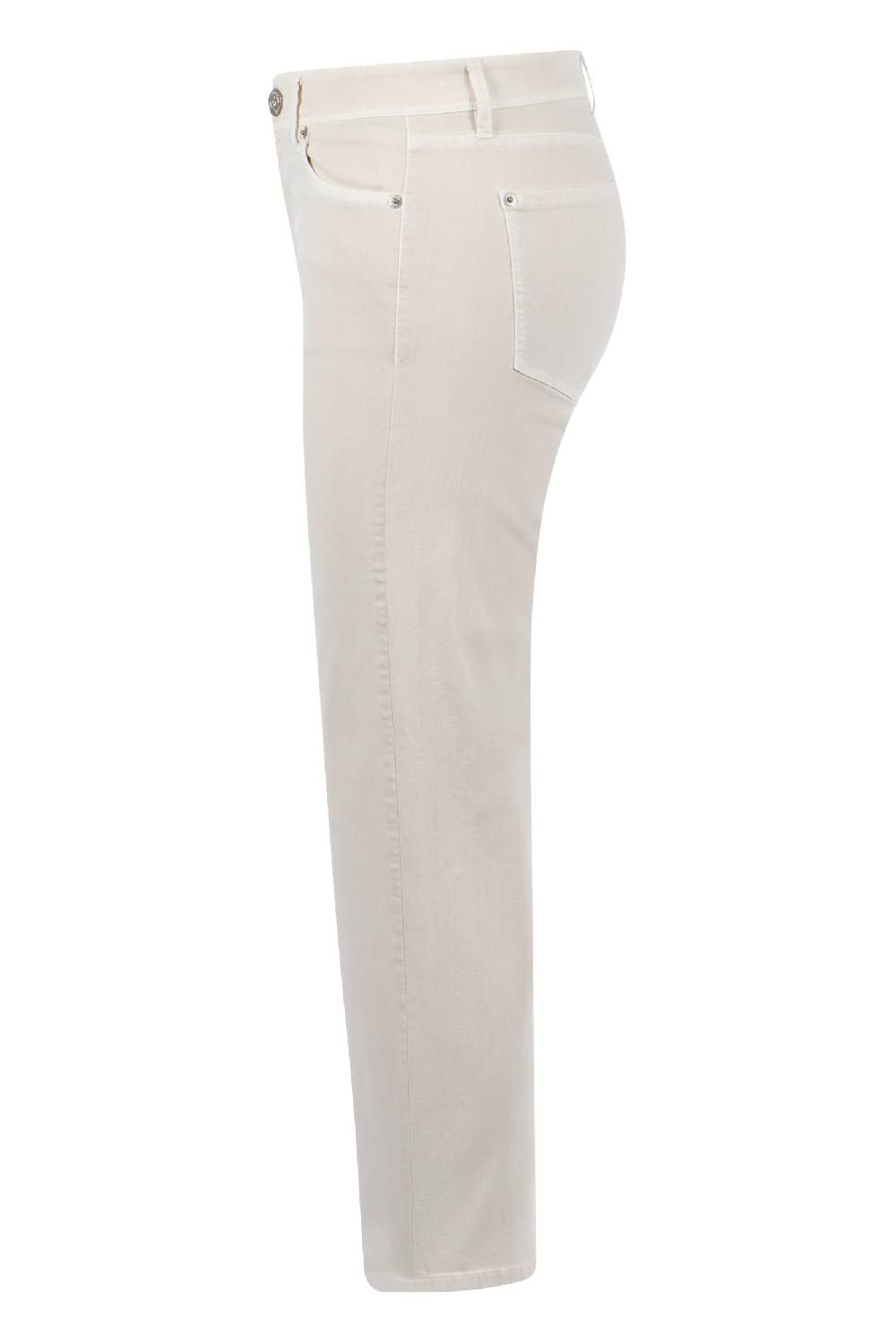 Raffaello Rossi 5-Pocket Straight Verkürzt -6/8 Mid Waist Beige: LEYLE 6/8