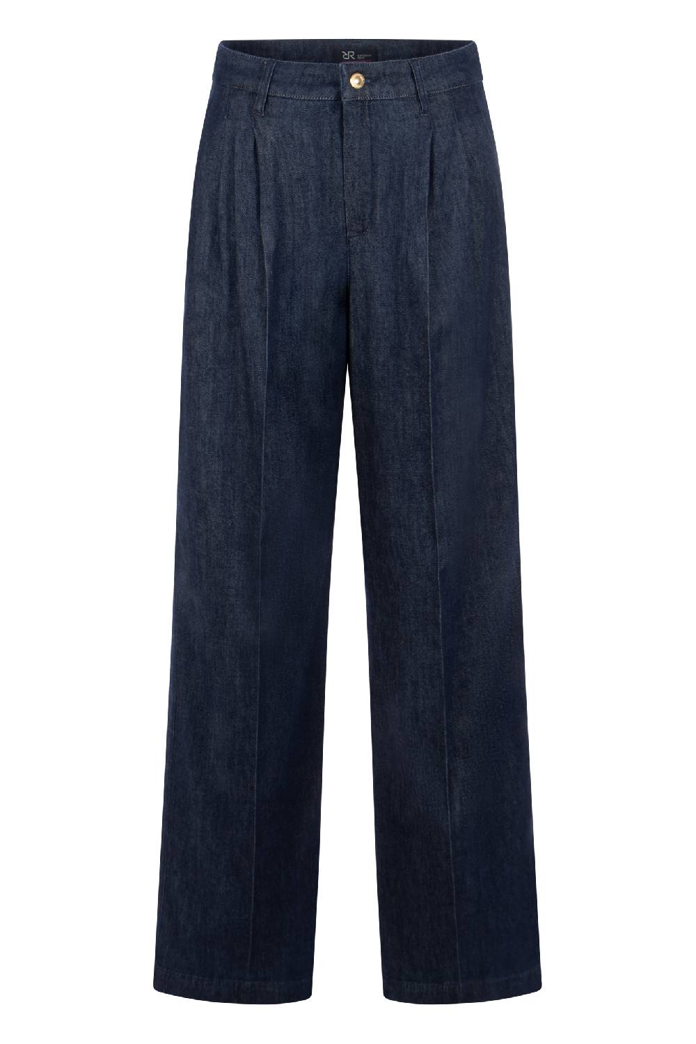 Raffaello Rossi 5-Pocket Wide Leg Lang High Waist Blau: TARA