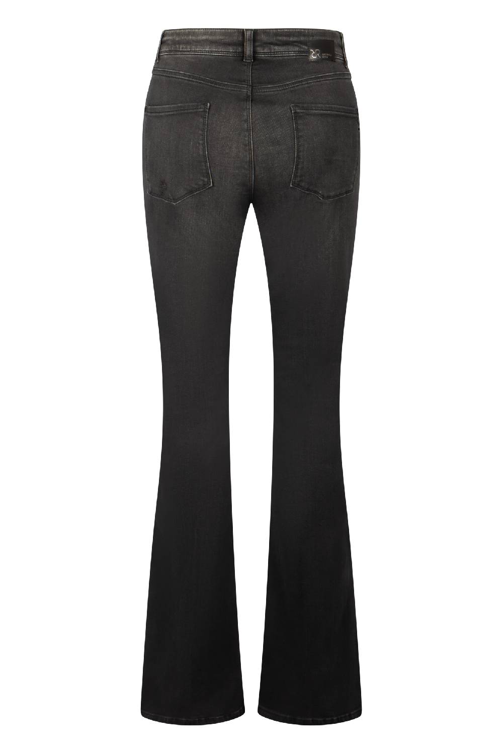 Raffaello Rossi 5-Pocket Wide Leg Lang Mid Waist Grau: VIC FLARED