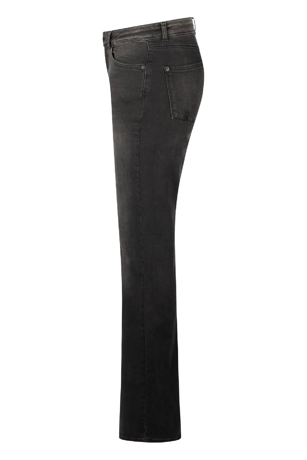 Raffaello Rossi 5-Pocket Wide Leg Lang Mid Waist Grau: VIC FLARED