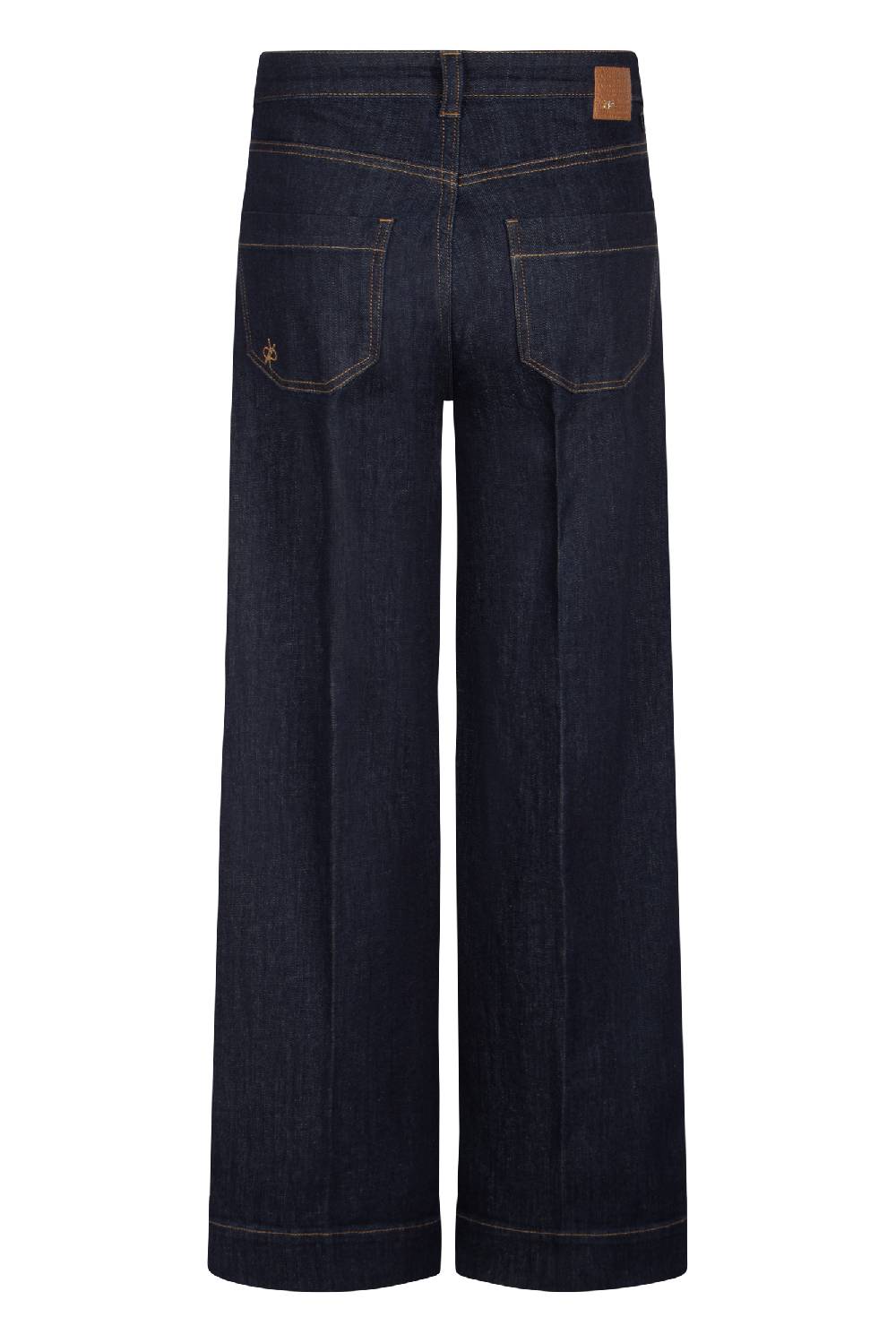 Raffaello Rossi 5-Pocket Wide Leg Verkürzt -6/8 High Waist Blau: MIRU