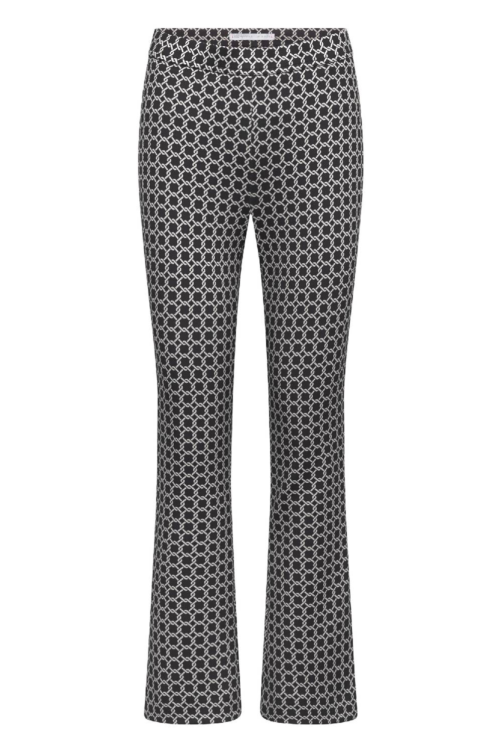 Raffaello Rossi Bootcut Slim verkürzt -7/8 Mid Waist gemustert: MACY 7/8