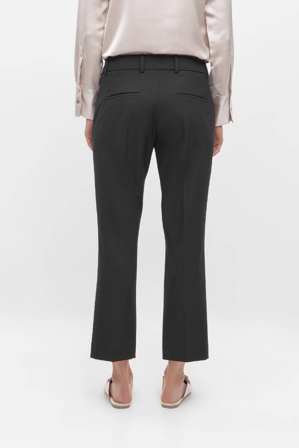 Raffaello Rossi Bootcut Slim Verkürzt -7/8 Mid Waist Schwarz: DORA CROP. 7/8