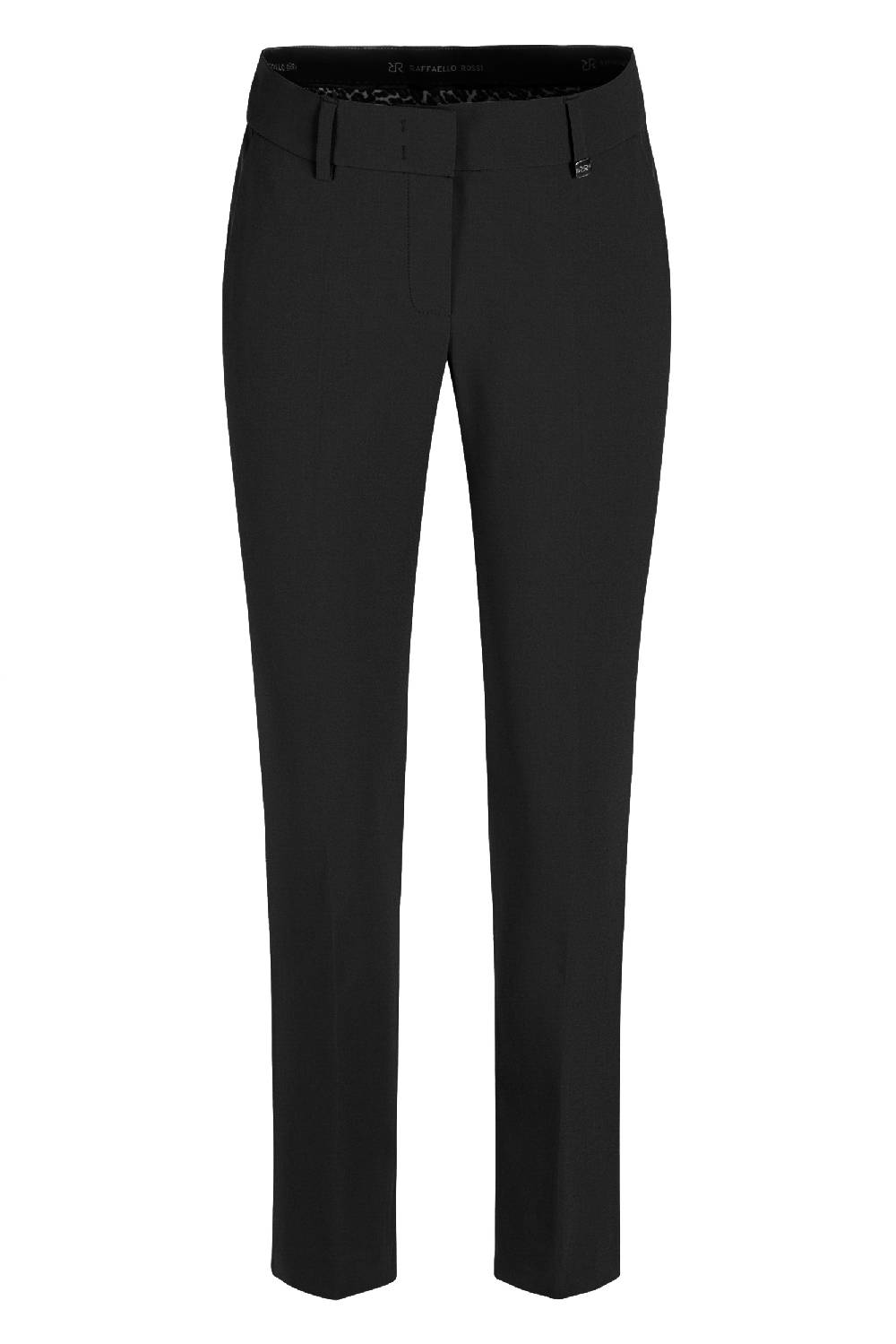 Raffaello Rossi Bootcut Slim Verkürzt -7/8 Mid Waist Schwarz: DORA CROP. 7/8