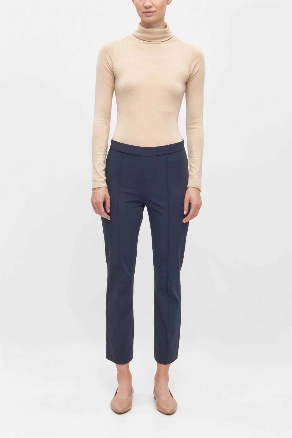 Raffaello Rossi Bootcut Slim Verkürzt -7/8 Mid Waist Schwarz: MACY B 7/8