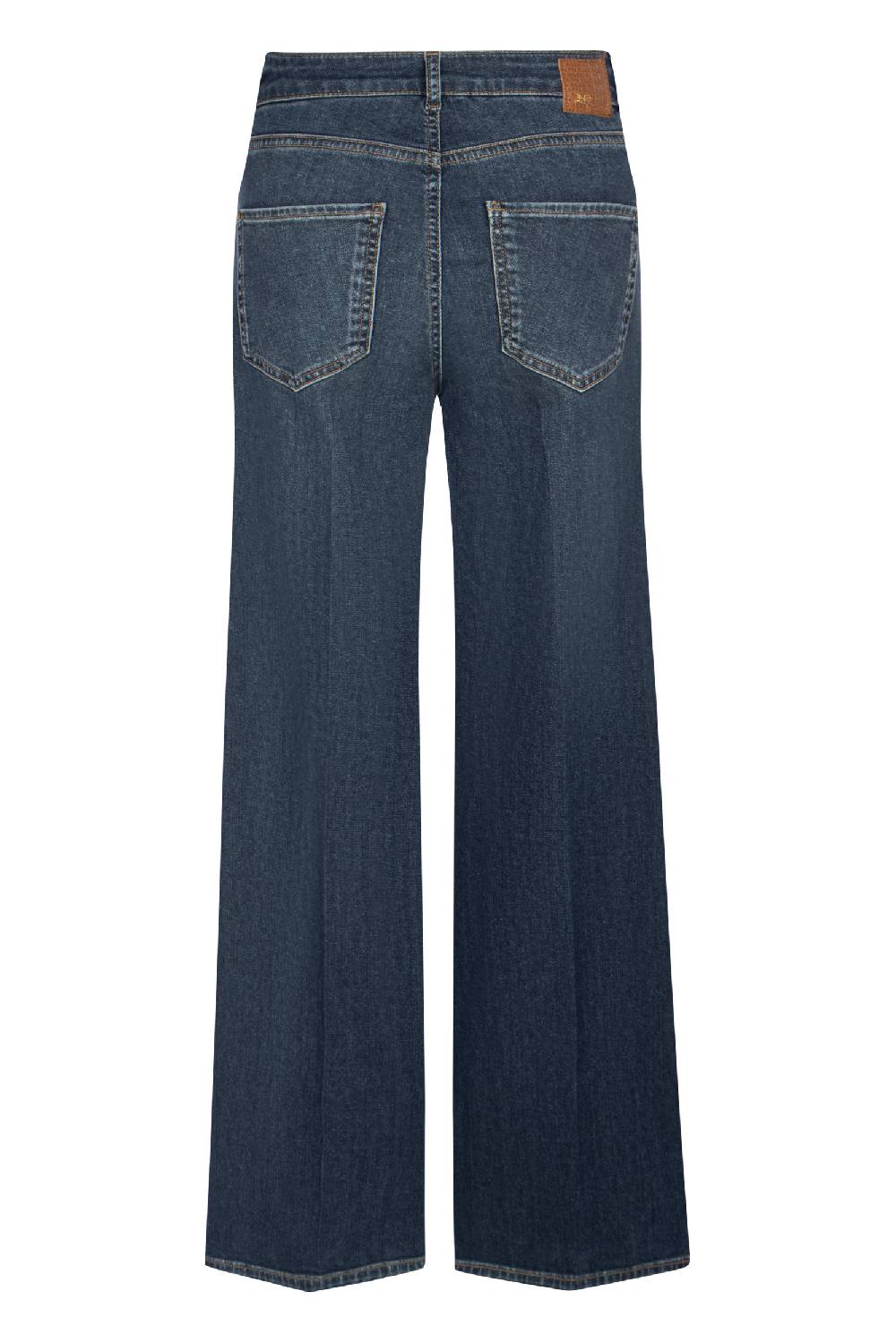 Raffaello Rossi Bootcut Wide Leg Lang High Waist Blau: SVENTY