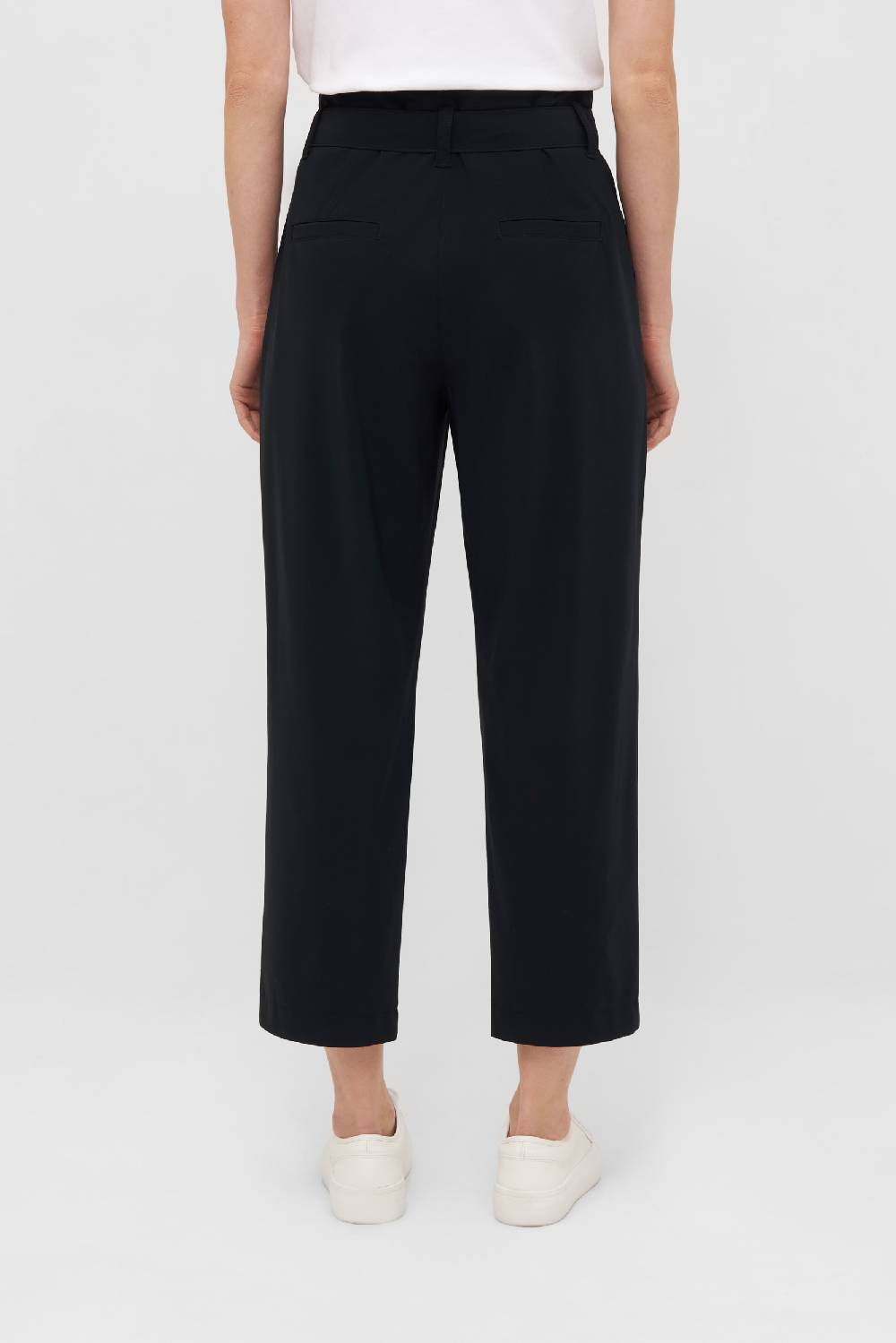 Raffaello Rossi Bundfaltenhose Relaxed Verkürzt -7/8 Mid Waist Blau: NICOLE 7/8